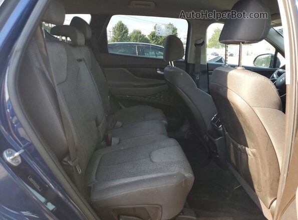 5NMS33AD6KH127695 2019 HYUNDAI SANTA FE Blue Շարժիչի բաժամունքի տեսք