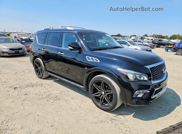 JN8AZ2NF4G9612621 2016 INFINITI QX80 Черный Вид спереди