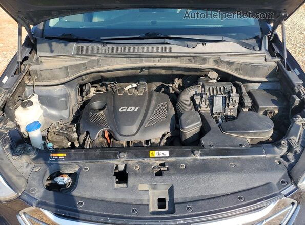 5XYZU3LB6GG357035 2016 HYUNDAI SANTA Синий Вид наклейки с VIN-кодом