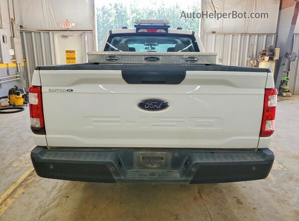 1FTEW1C5XMKE44109 2021 FORD F150 White Widok wnętrza z przodu