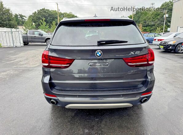 5UXKR0C58H0V66990 2017 BMW X5 Black Вид салону спереду