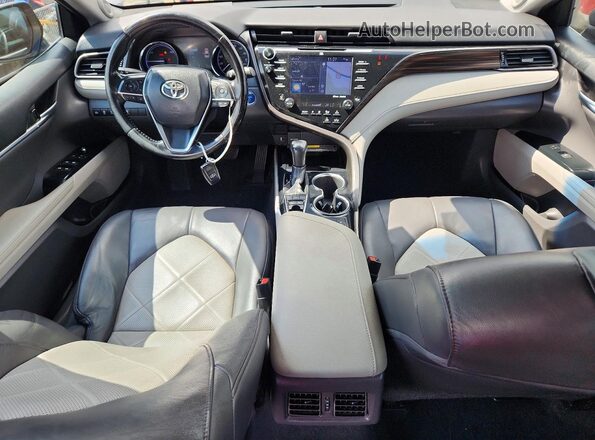 4T1B21HKXKU514895 2019 TOYOTA CAMRY SOLARA Gray Вид щитка приладів
