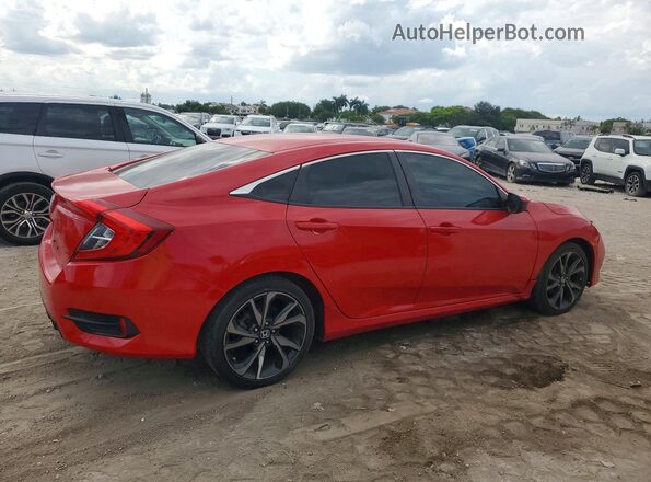 2HGFC2F50GH550421 2016 HONDA CIVIC Red Przód prawy