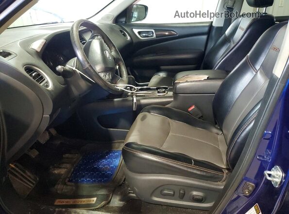 5N1DR2MM9KC641497 2019 NISSAN PATHFINDER Blue წინა პანელის ხედი