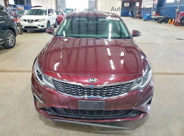 5XXGT4L3XLG411525 2020 KIA OPTIMA Фиолетовый Вид сзади