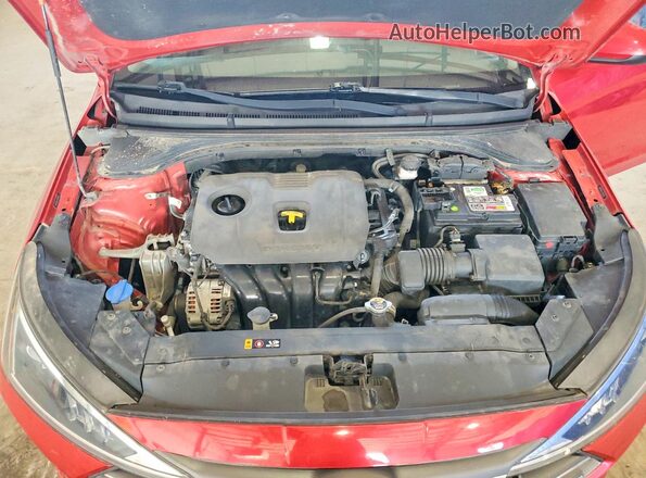 5NPD84LFXLH556163 2020 HYUNDAI ELANTRA Red Engine compartment view