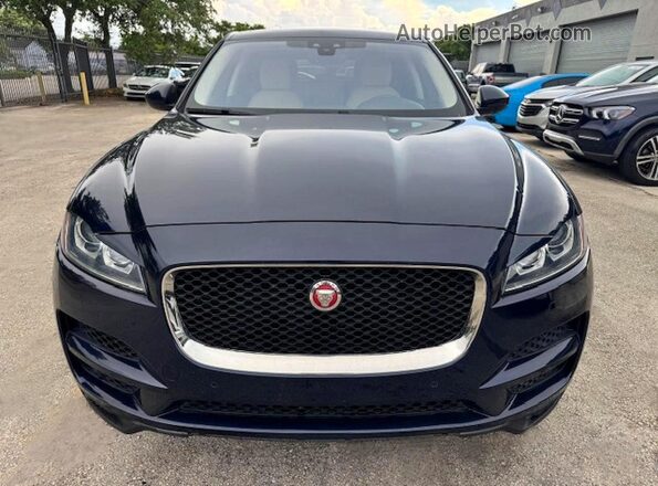 SADCJ2FX8LA619250 2020 JAGUAR F-PACE Синий Вид сзади