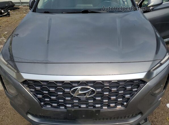 5NMS3CAD7KH035835 2019 HYUNDAI SANTA FE Gray VIN կոդի պիտակի տեսք