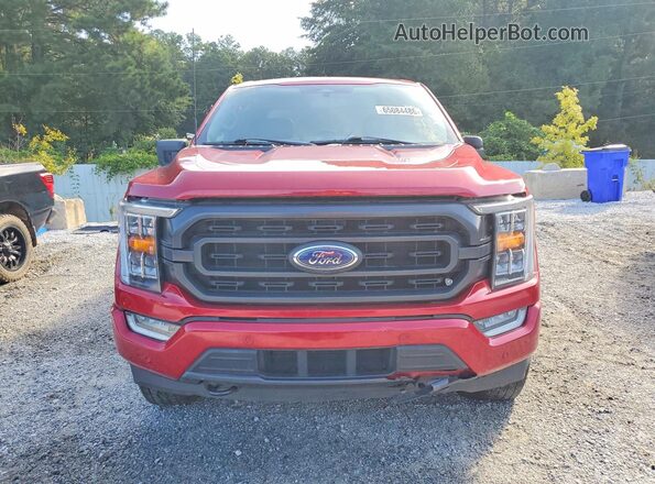 1FTFW1ED1NFA23107 2022 FORD F150 Burgundy Vista trasera