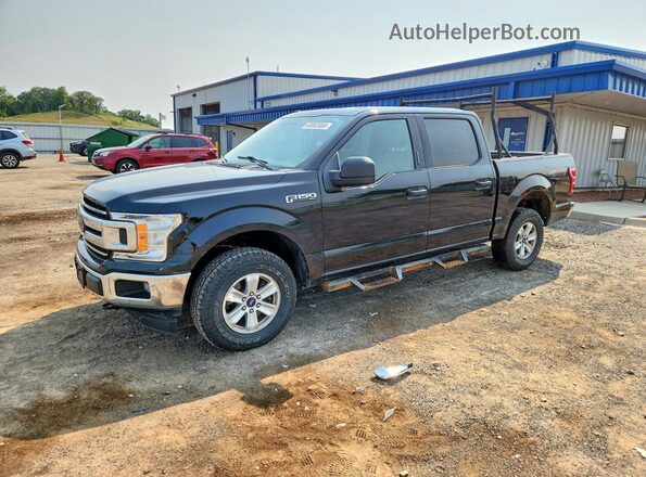 1FTEW1E55JFC65297 2018 FORD F150 Черный Задняя левая четверть