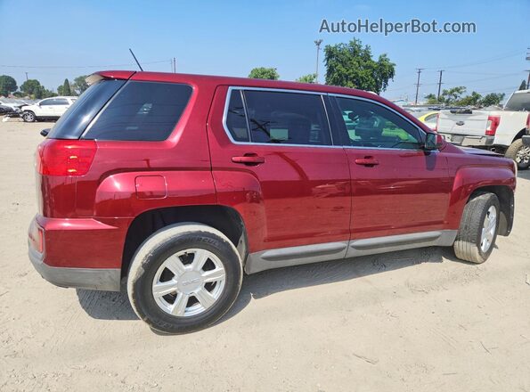 2GKALMEKXG6137417 2016 GMC TERRAIN Бордовый Передняя правая четверть