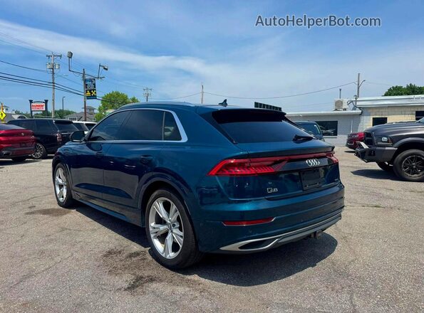 WA1CVAF19KD008785 2019 AUDI Q8 Blue Задня права чверть
