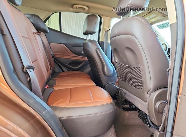 KL4CJHSBXGB644198 2016 BUICK ENCORE Коричневый Вид задней части салона