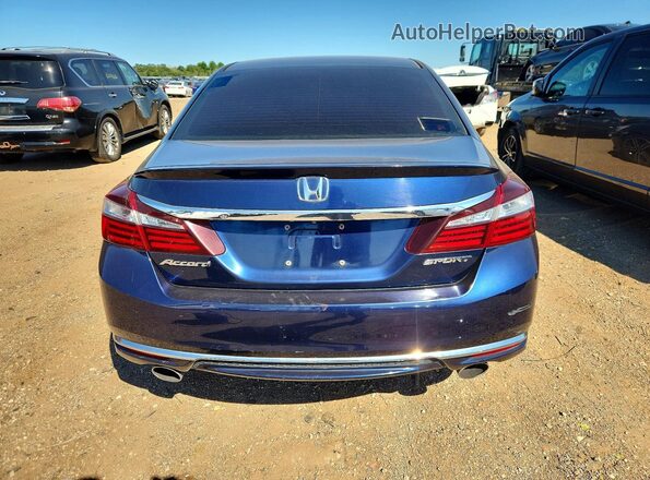 1HGCR2F65HA072295 2017 HONDA ACCORD Blue Vista interior delantera