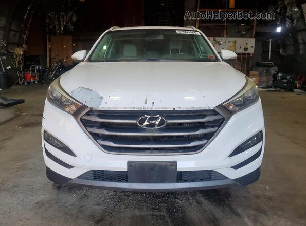 KM8J3CA29GU093175 2016 HYUNDAI TUCSON White უკანა ხედი