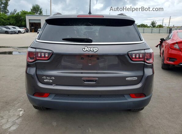 3C4NJDBB1KT792416 2019 JEEP COMPASS Gray წინა სალონის ხედი