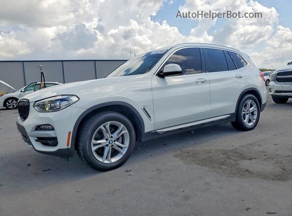 5UXTY3C09L9B62388 2020 BMW X3 White Задня ліва чверть