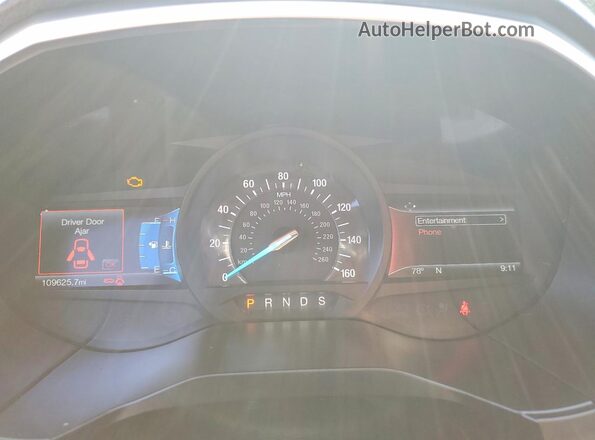 2FMPK3K91JBB06877 2018 FORD EDGE Black Հետևի նստատեղերի տեսք