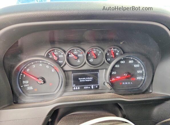 1GCPABEK6SZ327390 2025 CHEVROLET SILVERADO Blue Vista de los asientos traseros