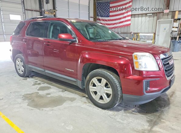 2GKALMEK8G6176572 2016 GMC TERRAIN Red Front view