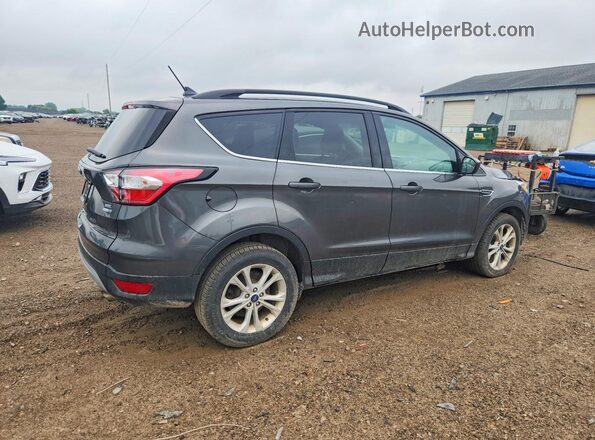 1FMCU9HD6JUB09467 2018 FORD ESCAPE Gray Передня права чверть