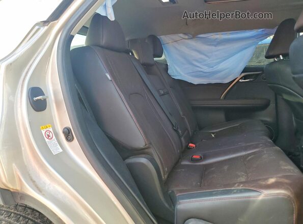 2T2ZZMCA2HC040845 2017 LEXUS RX 350 Tan Vista interior trasera