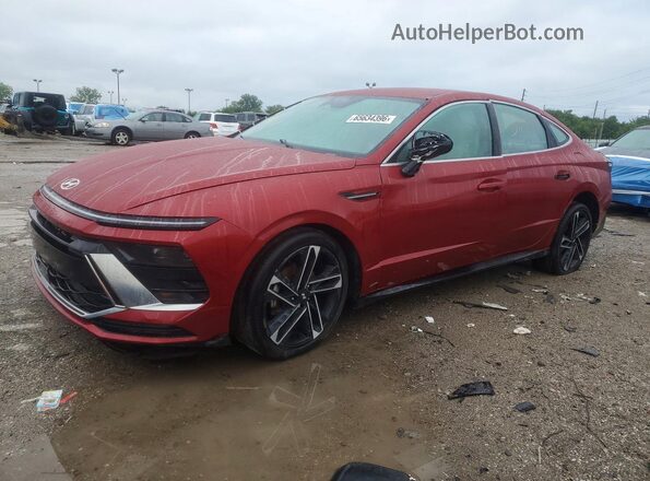 KMHL64JA1SA436987 2025 HYUNDAI SONATA Red Հետևի ձախ
