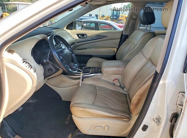 5N1DL0MNXHC553808 2017 INFINITI QX60 White Widok deski rozdzielczej