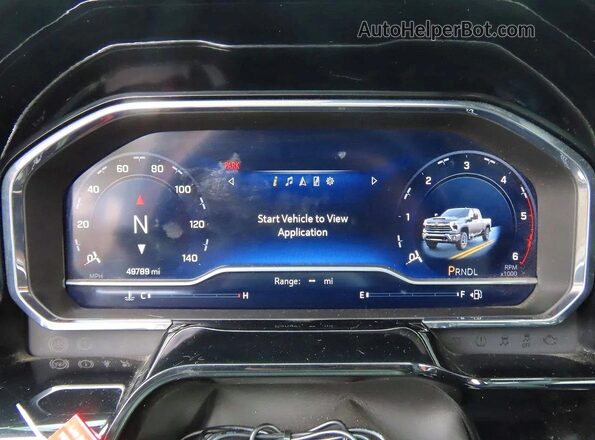 2GC4YPEY7R1111227 2024 CHEVROLET SILVERADO Gray Սարքավորումների վահանակի տեսք