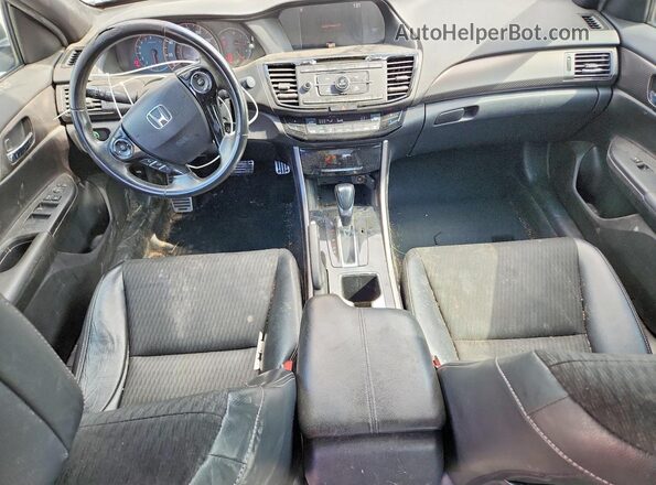 1HGCR2F52GA082210 2016 HONDA ACCORD Blue Widok zestawu wskaźników