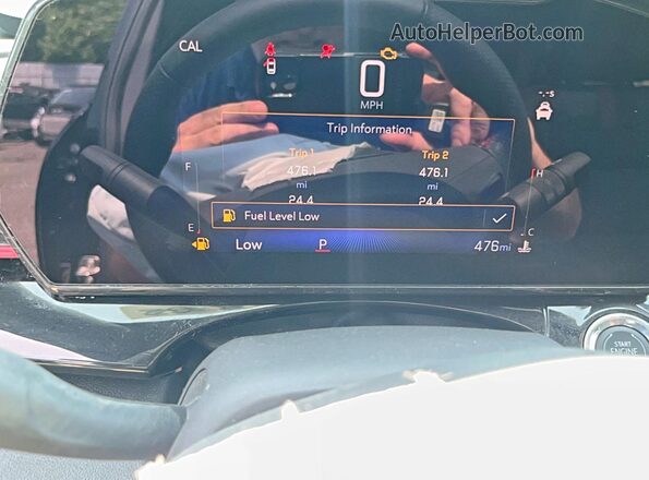 KL77LJE26RC199263 2024 CHEVROLET TRAX Black Widok zestawu wskaźników