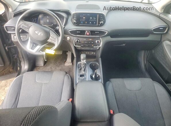 5NMS3CAD3KH136077 2019 HYUNDAI SANTA Black ხელსაწყოთა პანელის ხედი