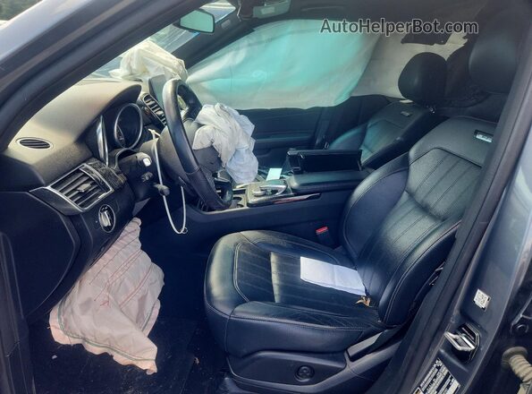 4JGDA5HB8JB090582 2018 MERCEDES-BENZ GLE Gray წინა პანელის ხედი