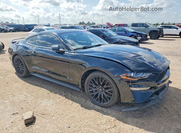 1FA6P8CF5N5112412 2022 FORD MUSTANG Black წინა ხედი