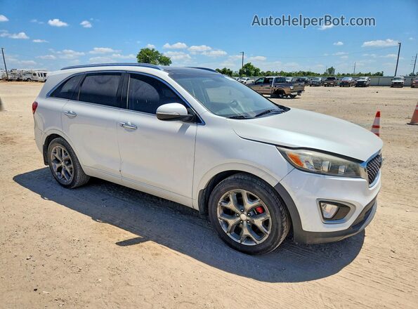 5XYPK4A58GG049476 2016 KIA SORENTO White Դիմացի տեսք