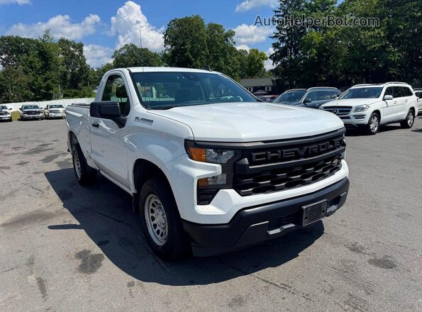 3GCNAAEK8PG339176 2023 CHEVROLET SILVERADO White წინა ხედი