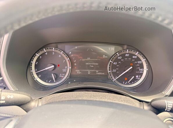 5TDGZRBHXLS002383 2020 TOYOTA HIGHLANDER Черный Вид панели приборов