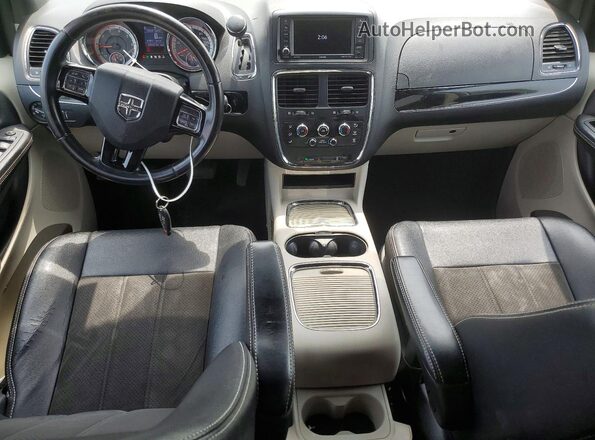 2C4RDGCG1KR689939 2019 DODGE CARAVAN Белый Вид щитка приборов