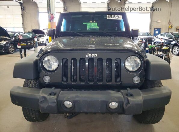 1C4AJWAG6GL114867 2016 JEEP WRANGLER Black Вид ззаду