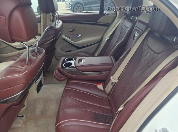 WDDUG8DB7JA369186 2018 MERCEDES-BENZ S White Vista trasera