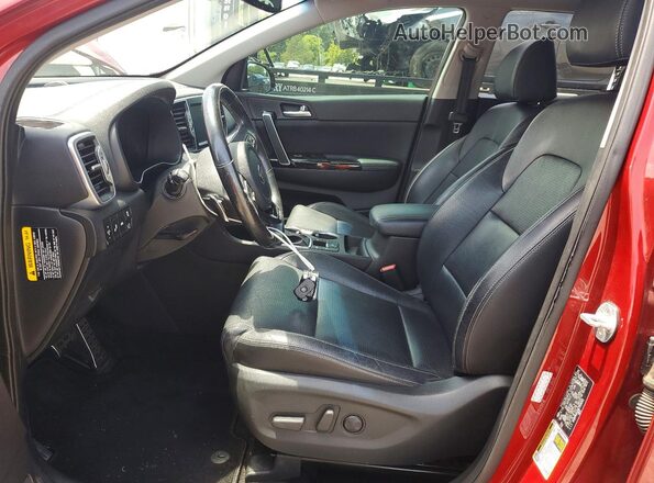 KNDPR3A64K7509253 2019 KIA SPORTAGE Red Առջևի վահանակի տեսք