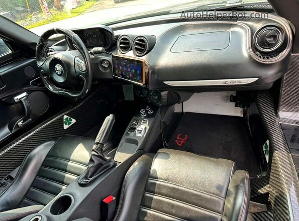 ZARBAAA43GM176661 2016 ALFA ROMEO 4C Black Rear view