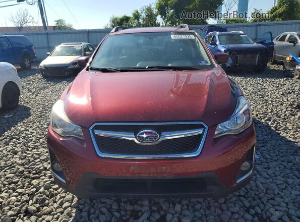 JF2GPADC1GH216103 2016 SUBARU CROSSTREK Бордовый Вид сзади