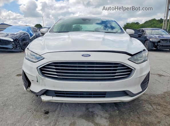 3FA6P0HD0KR243412 2019 FORD FUSION White Vista trasera