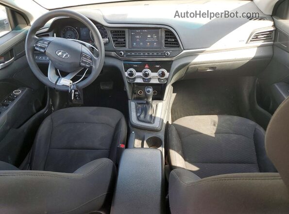 5NPD84LF7KH463213 2019 HYUNDAI ELANTRA White Սարքավորումների վահանակի տեսք