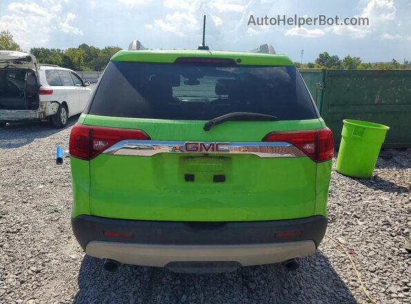 1GKKNNLS7HZ173417 2017 GMC ACADIA Green წინა სალონის ხედი