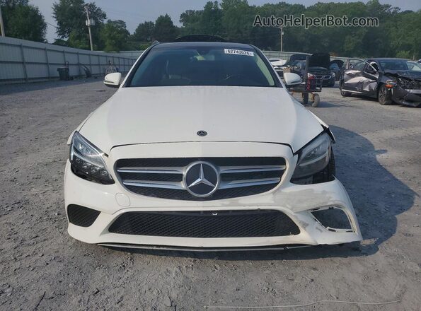 W1KWF8DB7LR601950 2020 MERCEDES-BENZ C White Rear view
