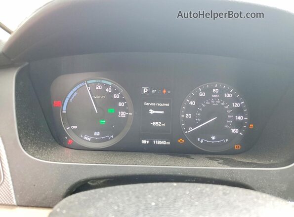 KMHE24L32HA075748 2017 HYUNDAI SONATA White Հետևի նստատեղերի տեսք