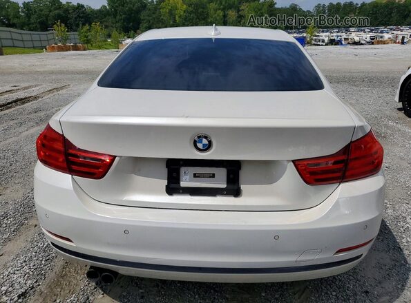 WBA3N7C53GK226799 2016 BMW 4 SERIES Белый Вид салона спереди