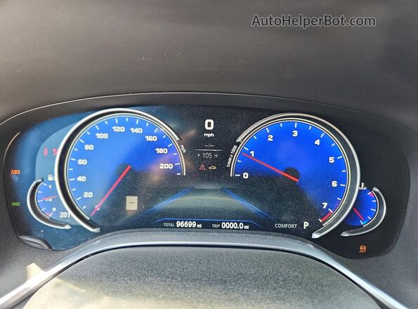 WBA7F2C53JG423595 2018 BMW 7 SERIES White Widok tylnych siedzeń